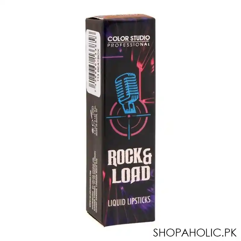 color studio rock & load liquid lipstick, 113 beatbox image2