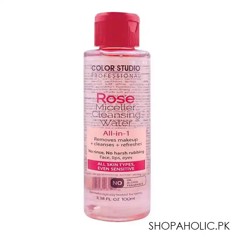 color studio rose all in 1 miceller cleansing water, 100ml main image
