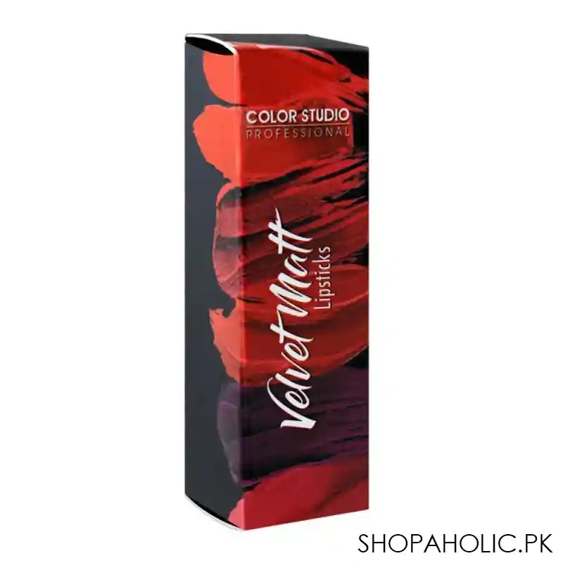 color studio velvet matt lipstick, 401 verdict image3