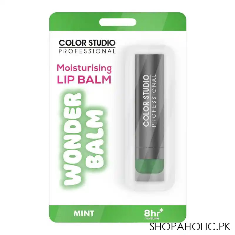 Color Studio Wonder Moisturising Lip Balm, Mint - Image 4