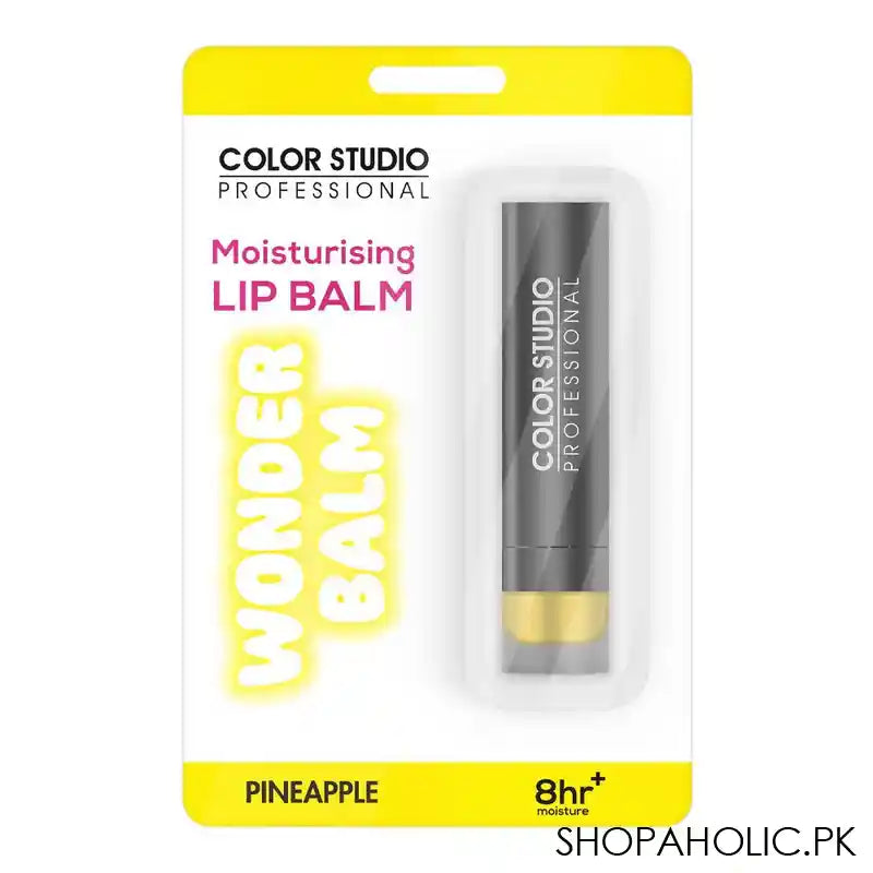 Color Studio Wonder Moisturising Lip Balm, Pineapple - Image 3