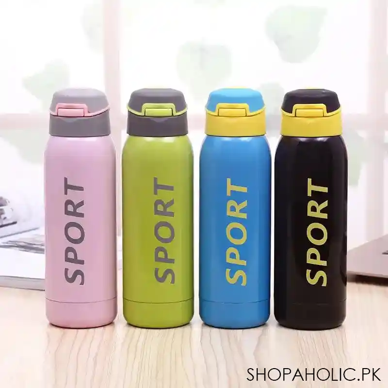 colorful sports water bottle main image