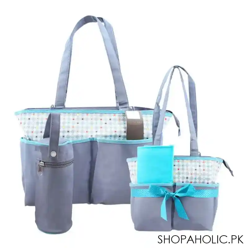 Colorland Grey Gamut Pattern Baby Bag Set, 5 Pieces, BB999AA ...