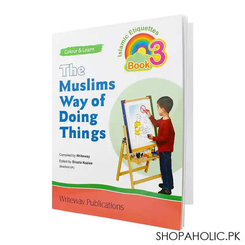 Colour & Learn The Muslims Way Of Doing Things Book -3 - Main Image