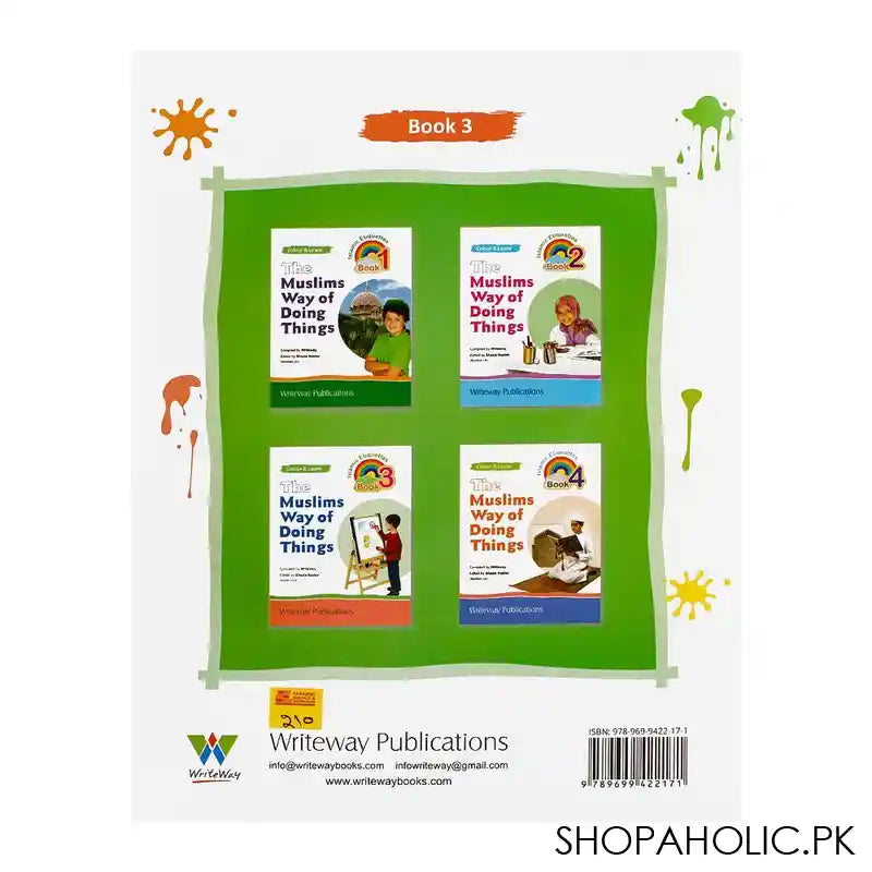 Colour & Learn The Muslims Way Of Doing Things Book -3 - Image 2