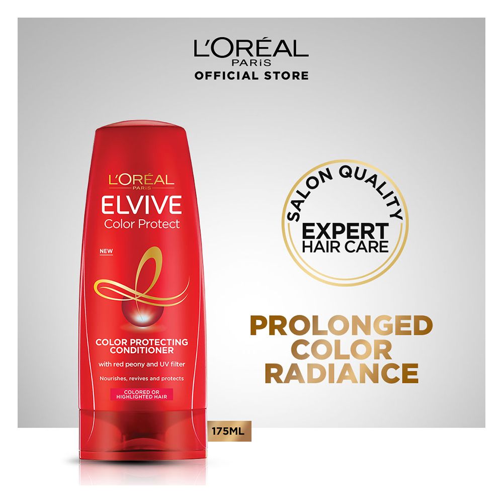 L'Oreal Colour Protect Conditioner, 175ml - Protects & Prolongs Hair Color Radiance - Main Image