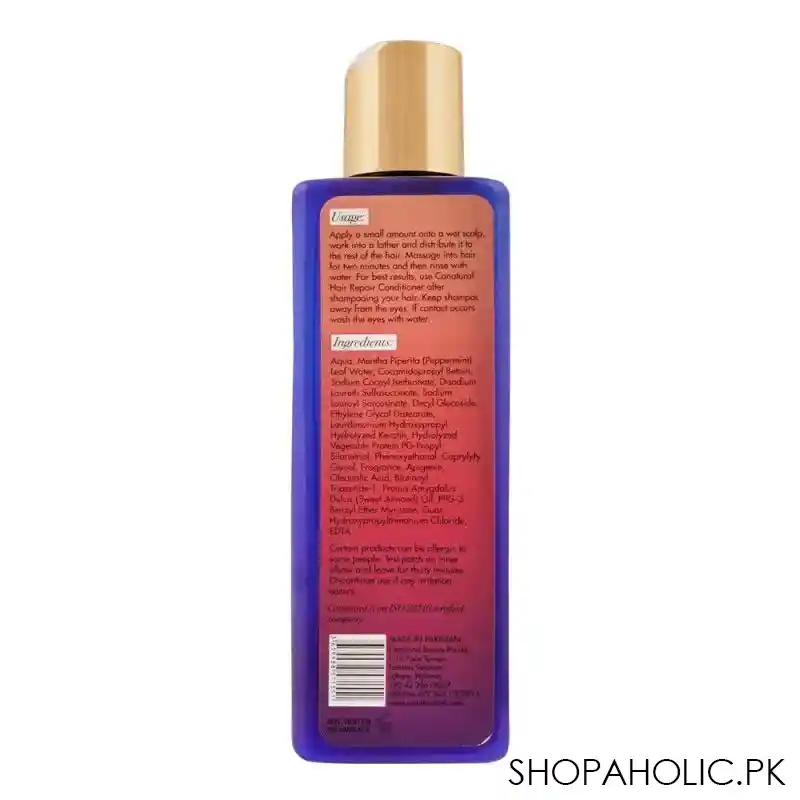 conatural hair growth shampoo, paraben & sulfate free, 260ml image2