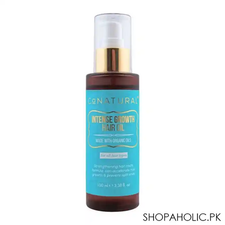 conatural intense growth hair oil, for all hair types, 100ml main image
