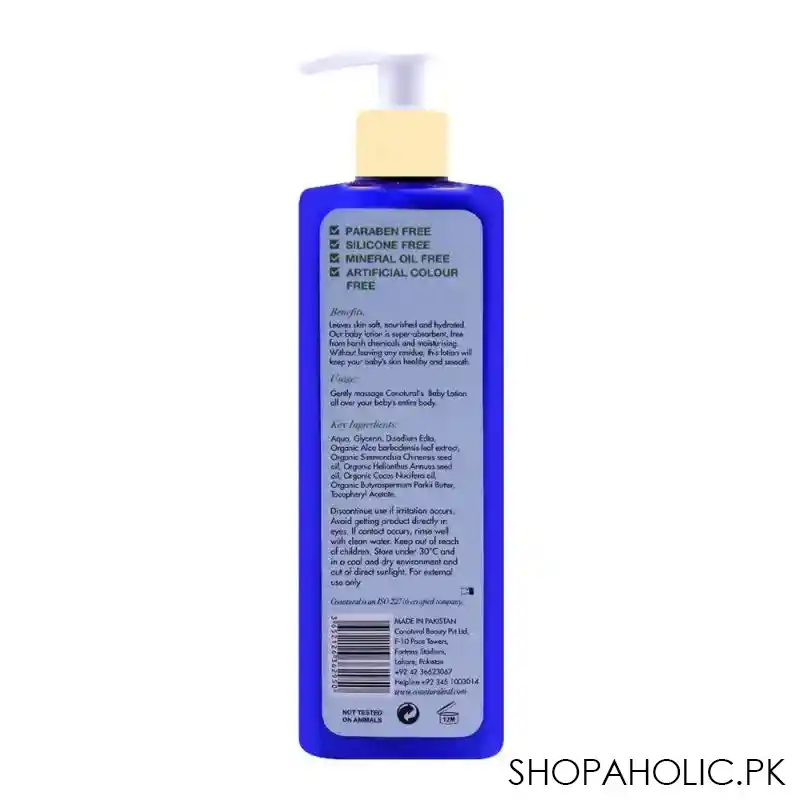 conatural kids baby lotion cruelty free, 250ml image2