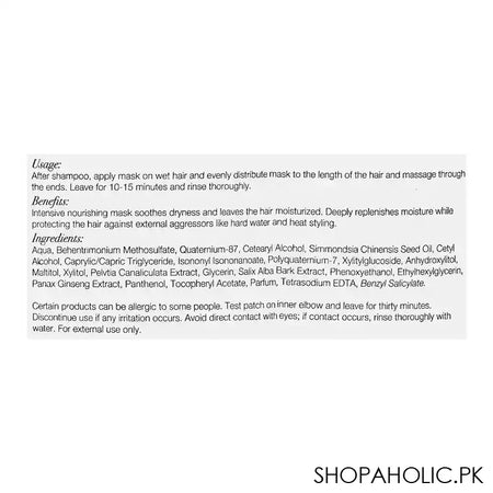 CoNatural Nourishing Hair Mask, 300ml - Image 2