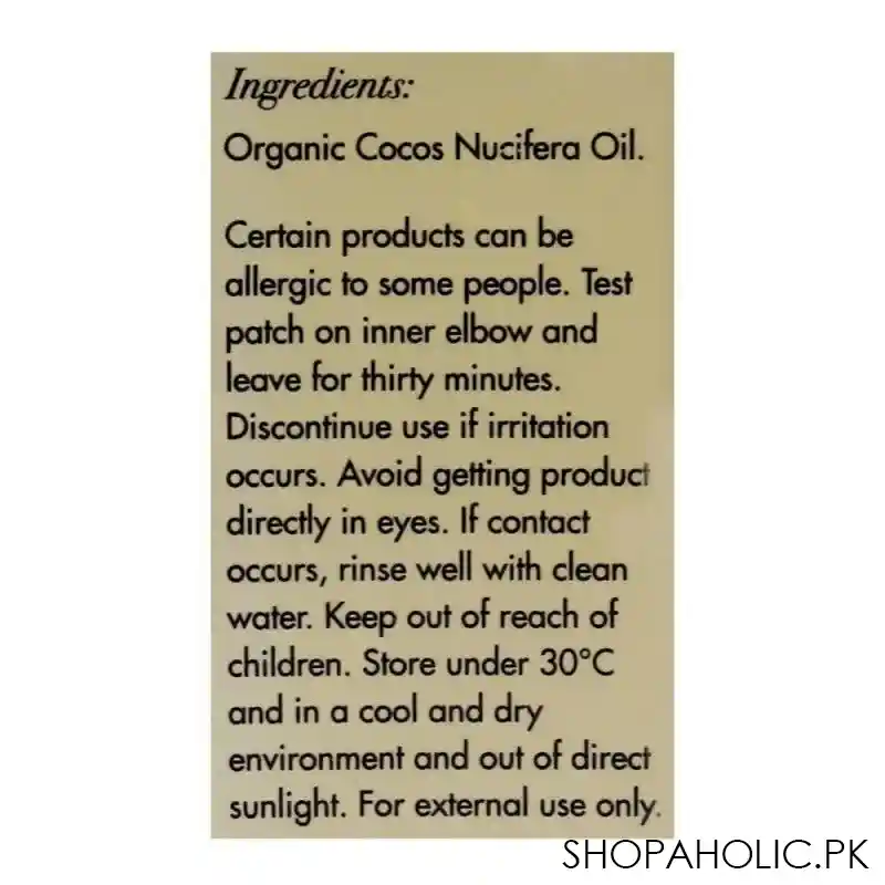 conatural organic coconut oil, 120ml image3