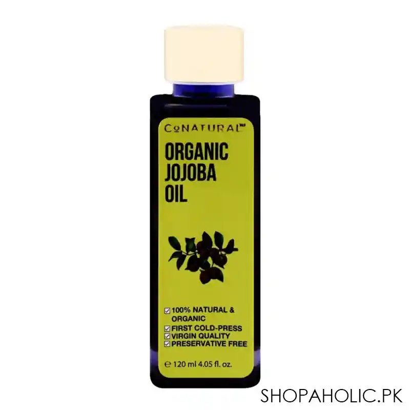 conatural organic jojoba oil, 120ml main image
