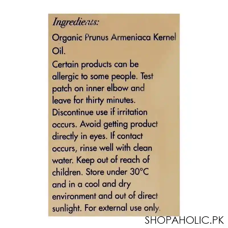 conatural organic sweet apricot kernel oil, 120ml image3