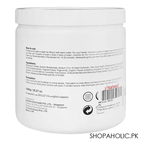 CoNatural Professional Hand & Feet Relaxing Soak (1), 1000ml - Image 2