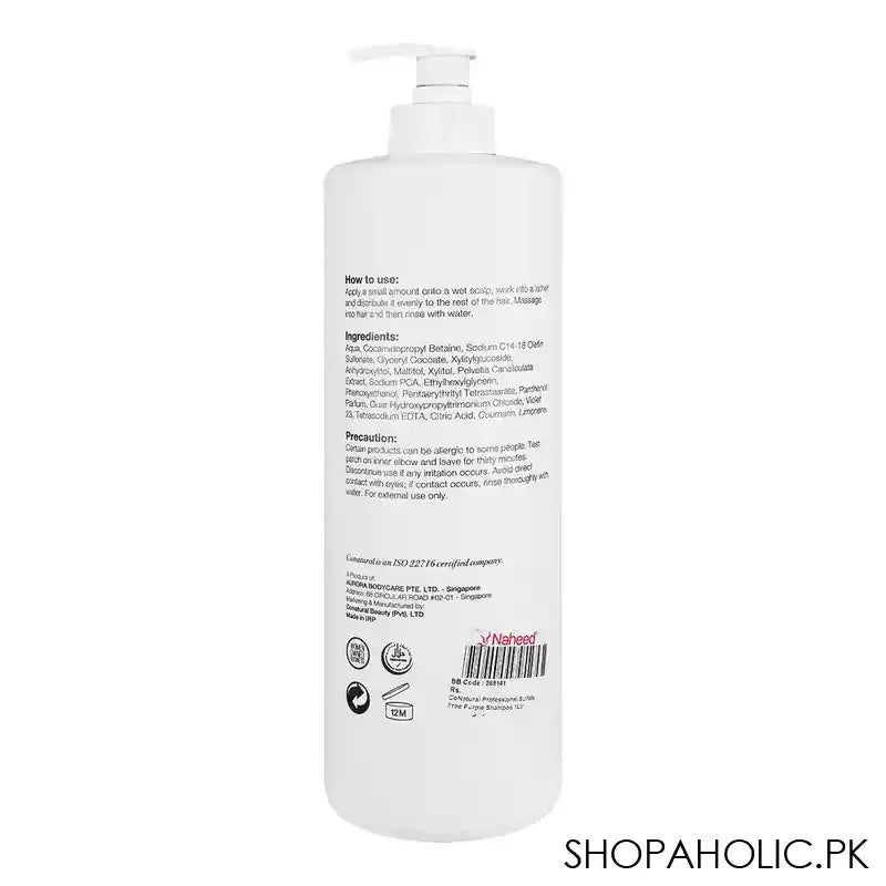 CoNatural Professional Purple Shampoo, Sulfate Free, 1Ltr - Image 2