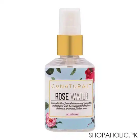 conatural rose water, ph balanced, 60ml main image