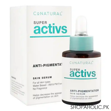 conatural super activs anti pigmentation skin serum, for all skin types, 30ml main image