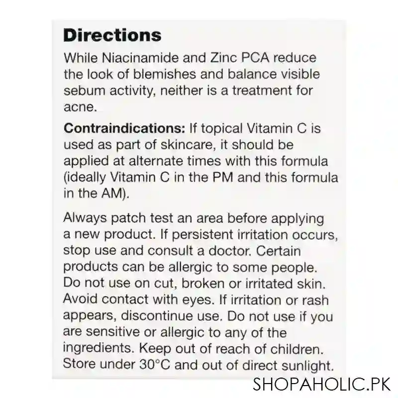 conatural super activs niacinamide 10% & zinc 1% skin serum, for all skin types, 30ml image3