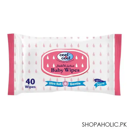 cool & cool baby wipes, 40 pack main image