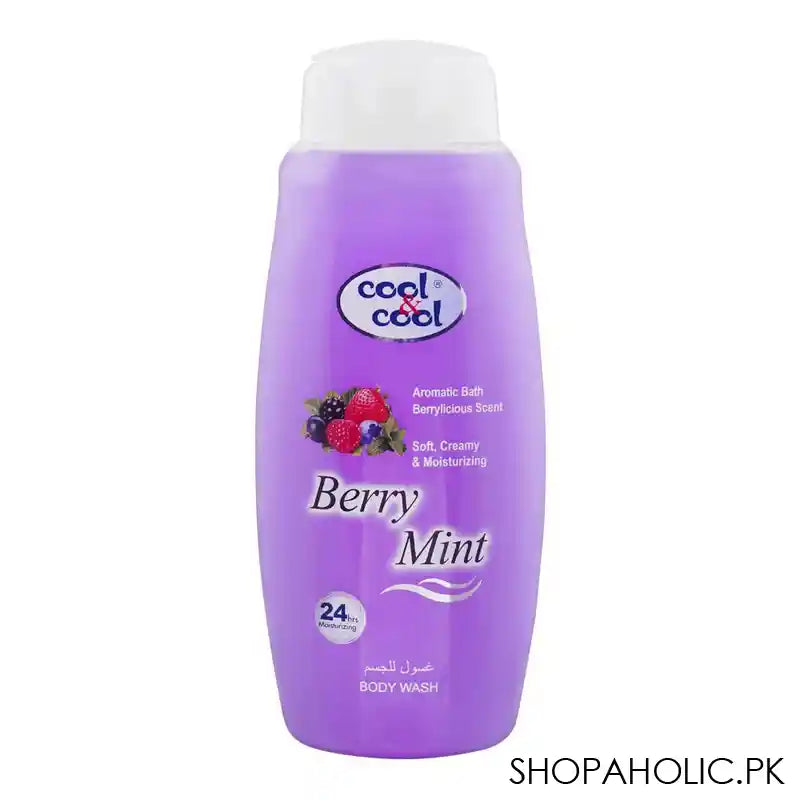 Cool & Cool Berry Mint Soft, Creamy & Moisturizing Body Wash, 500ml - Main Image