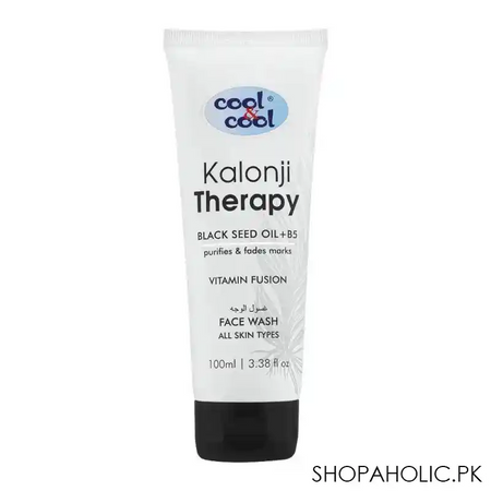 cool & cool kalonji therapy vitamin fusion face wash, 100ml main image