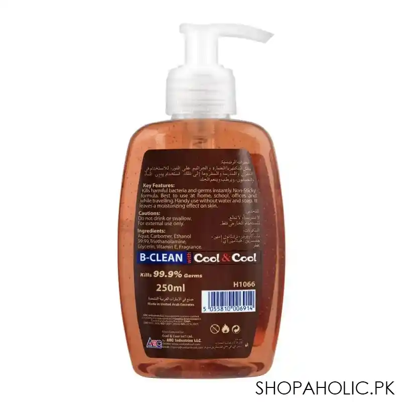 cool & cool oud hand sanitizer, 250ml image2