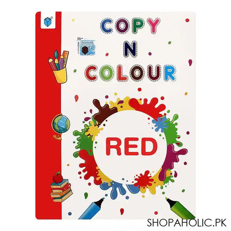Copy N Colour (Red) Book - Main Image