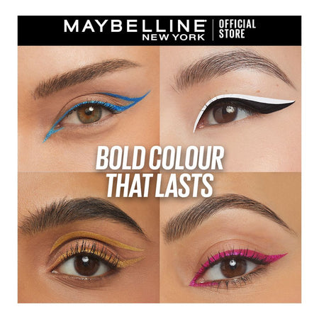 Maybelline Tattoo Play Liquid Eyeliner, Waterproof, 2.1ml, Switch-Metallic Blue - Image 3