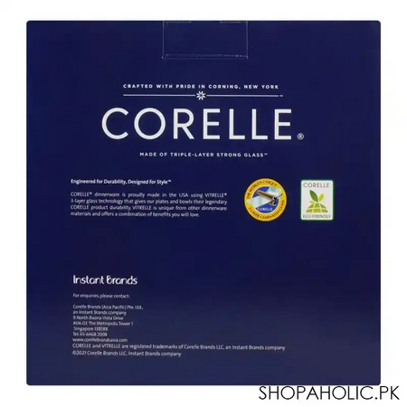 corelle classic dinnerware set, double ring 16 pack, 16s dbr ph image3