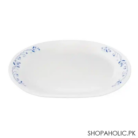 corelle livingware provincial blue serving platter, 12.25 inches, 6021578 main image