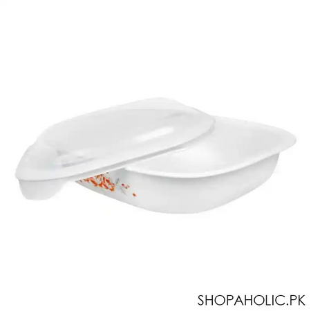corelle oblong dish sakura set with plastic cover, 2.83 liter, d 96 sr main image