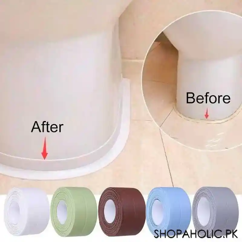 corner sealing waterproof flex tape for kitchen sink and bathroom image2