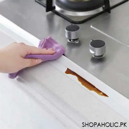 corner sealing waterproof flex tape for kitchen sink and bathroom image3