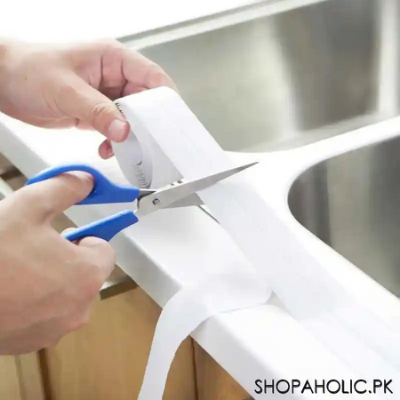 corner sealing waterproof flex tape for kitchen sink and bathroom image6