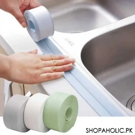 corner sealing waterproof flex tape for kitchen sink and bathroom main image