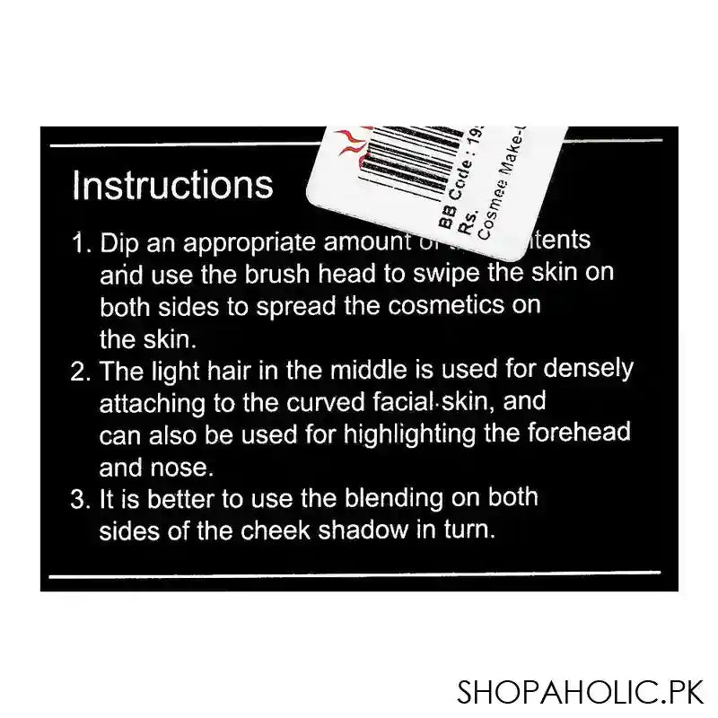 Cosmee Makeup Brush, Ideal For Uniform & Natural Makeup, 1-Pack, CS19 - Image 3