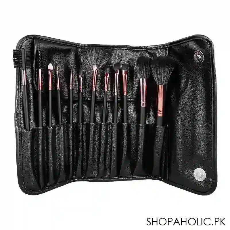Cosmee Makeup Brushes Set & Brush Case, 12-Pack - Main Image