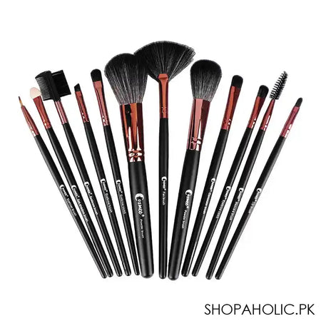 Cosmee Makeup Brushes Set & Brush Case, 12-Pack - Image 4