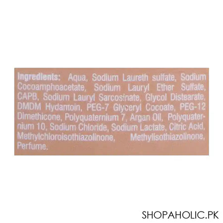Cosmo Argan Restoring Shampoo, Reduce Hair Breakage, 400ml - Image 2