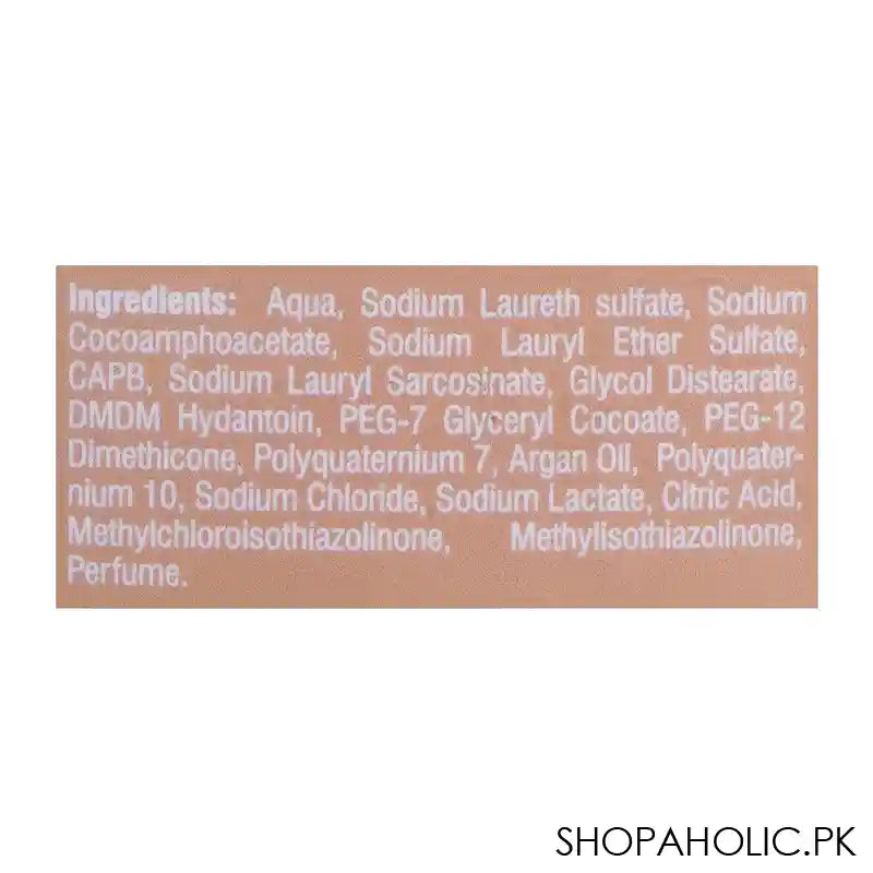 Cosmo Argan Restoring Shampoo, Reduce Hair Breakage, 400ml - Image 2