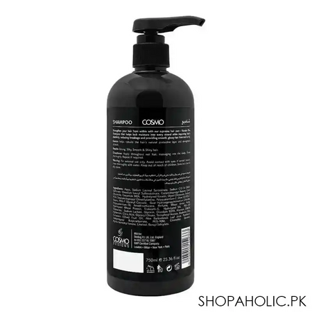 cosmo beaute strength keratin plus shampoo, reduces damage & breakage, 750ml image2