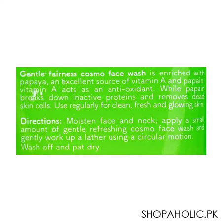 Cosmo Beauty Treat Fairness Papaya Face Wash, 150ml - Image 3