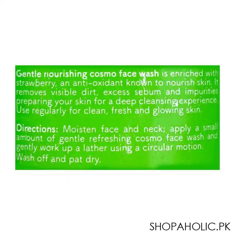 Cosmo Beauty Strawberry Face Wash, 150ml - Image 4