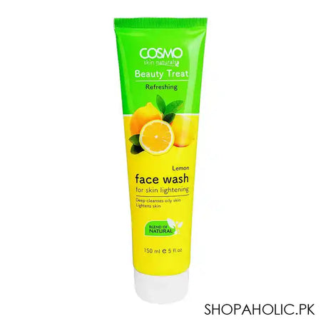 Cosmo Beauty Lemon Skin Lightening Face Wash, 150ml - Main Image