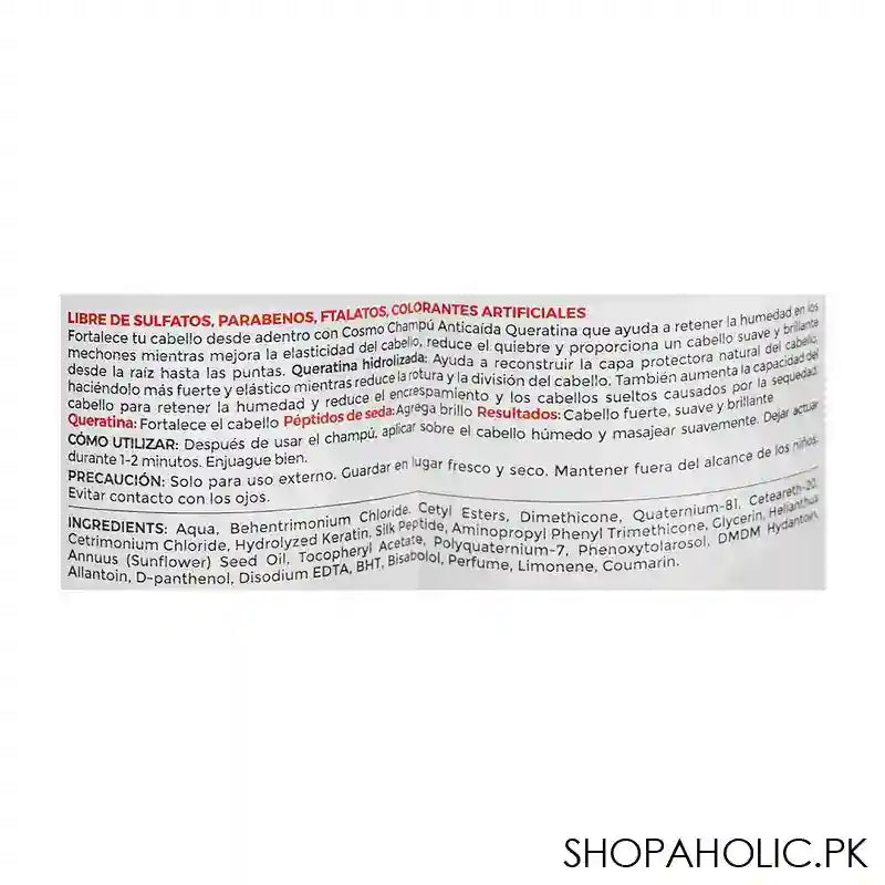 Cosmo Hair Naturals Anti Hair Fall Keratin Conditioner, For All Hair Types, 1000ml - Image 2