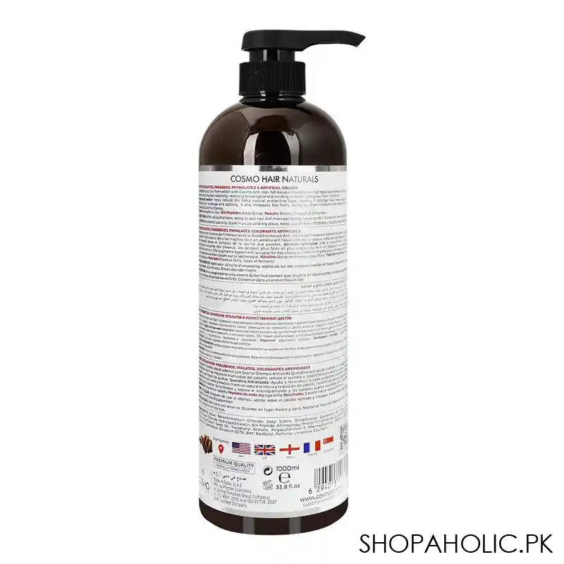 Cosmo Hair Naturals Anti Hair Fall Keratin Conditioner, For All Hair Types, 1000ml - Image 3