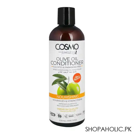 Cosmo Hair Naturals Olive Oil Conditioner, Sulfates & Parabens Free, 480ml - Main Image