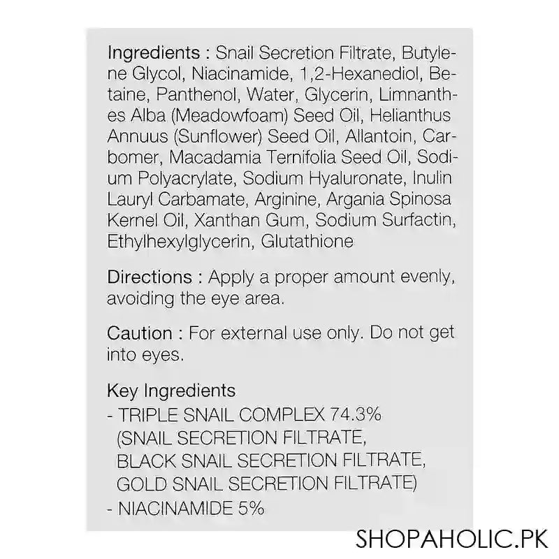 COSRX Advanced Snail Radiance Dual Essence, 80ml - Image 3