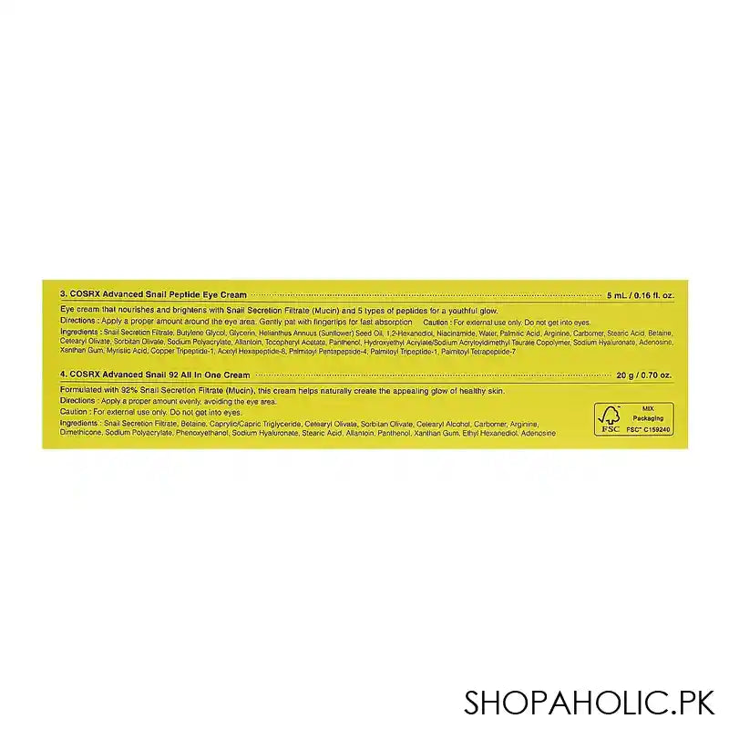 COSRX All About Snail Kit, 4-Step, For Dry Skin & Dry Spot - Image 2