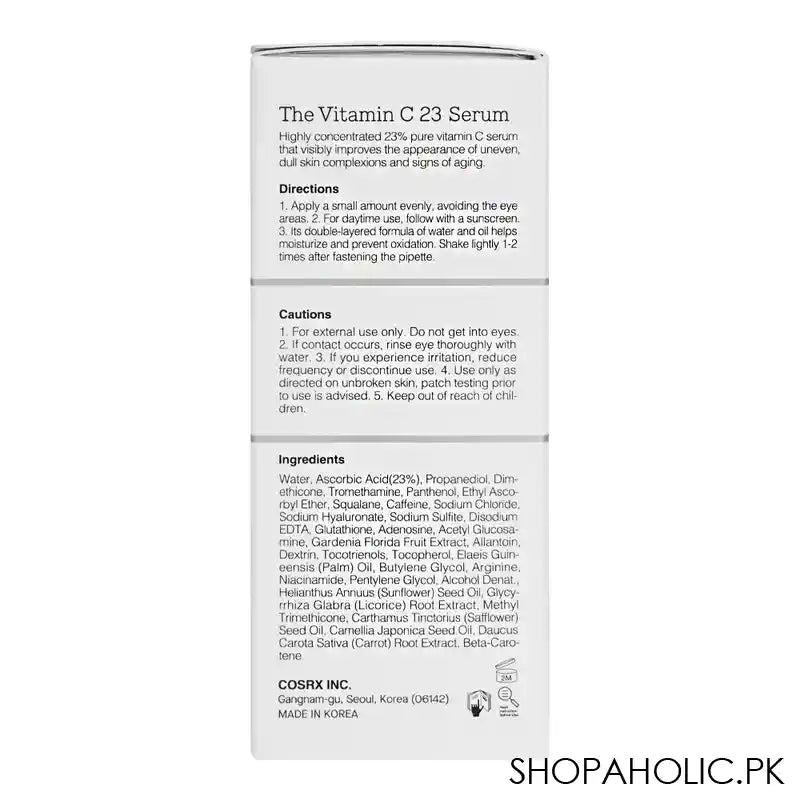 COSRX The Vitamin C 23 Super Vitamin E + Hyaluronic Acid Serum, 20g - Image 2